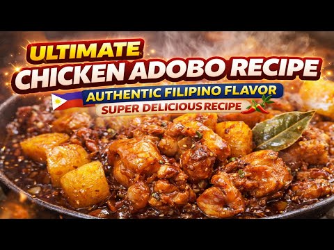 ULTIMATE CHICKEN ADOBO RECIPE | AUTHENTIC FILIPINO FLAVOR