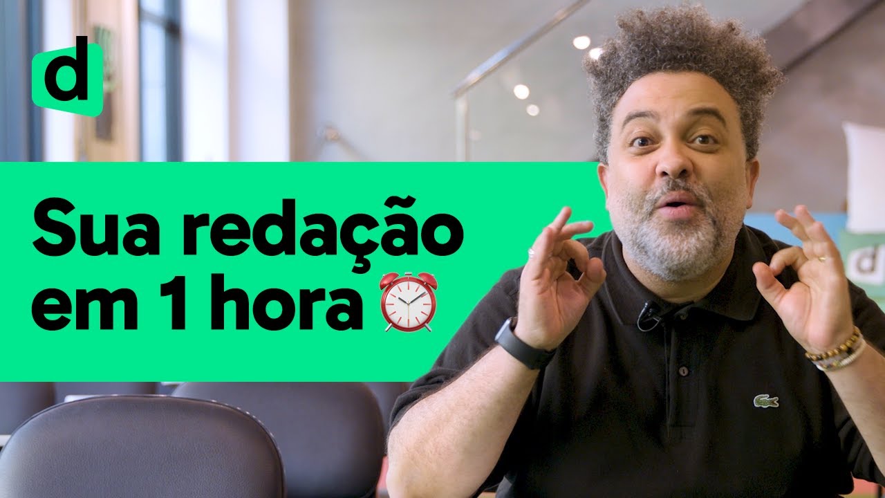 DICAS para fazer a REDAÇÃO DO ENEM em 1 HORA | PLANTÃO