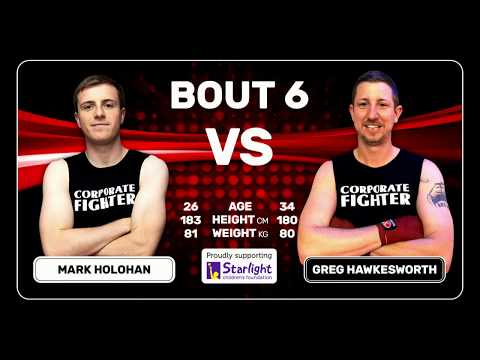 Corporate Fighter 46 Bout 6 Mark Holohan VS Greg Hawkesworth