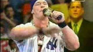 john cena raps on lesnar
