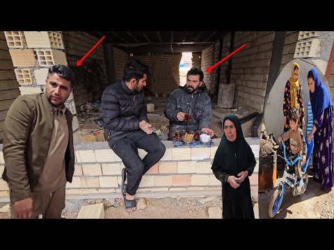 The start of the building electrification project in Zahra's nomadic family