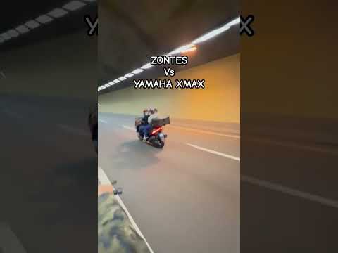 TEST ZONTES VS YAMAHA XMAX #zontes350e #xmax250