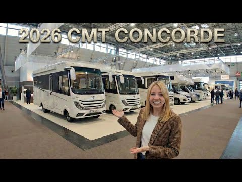 CONCORDE 2026 CMT Stuttgart 90 min WOHNMOBIL Rundgang CREDO CARVER CHARISMA CENTURION LINER CRUISER 