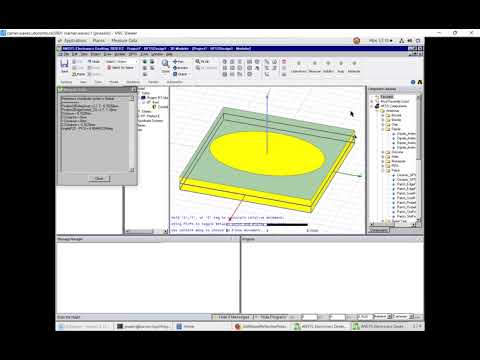 HFSS Tutorial - Simulation of a unit cell with periodic boundary conditions