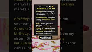 Download lagu Anniversary vs Birthday. Bedanya apa, ya? #belajarbahasainggris #birthday mp3