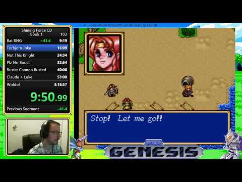 3:11:22 Shining Force CD Book 1 Speedrun! WR