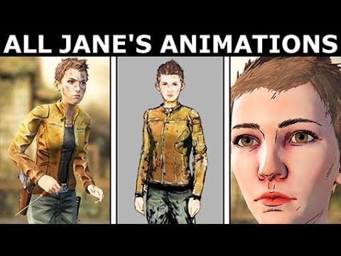All Jane's Animations, Voices & Outfits - The Walking Dead: The Telltale Definitive Series