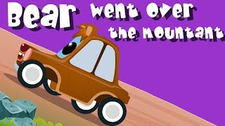 Bear Went Over The Mountain | video for children | Songs for kids | Zeek and friends