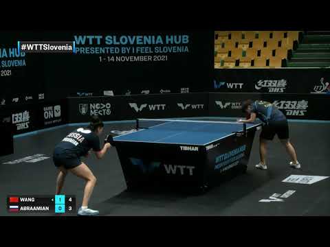 Wang Yidi vs Elizabet Abraamian | WTT Contender Laško 2021 | WS | QF