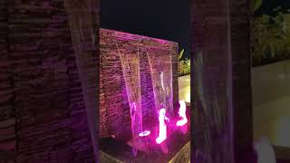 water body cascade #waterfall #watercascade #waterfountain #moderngarden #terracegarden #rooftop