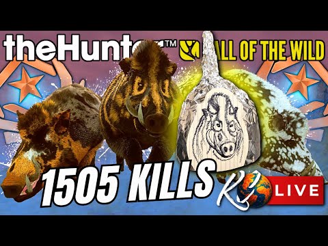🔴*This Great One NEEDS TO SPAWN!* 1505 Kills GO Wild Boar Grind - Call of the Wild