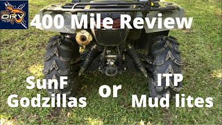 SunF A050 Godzilla Tires - 400 Mile Review