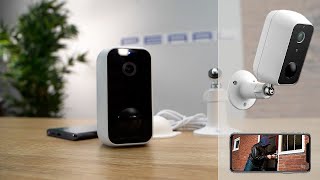 Caméra de surveillance d'extérieur sur batterie - connectée &amp; Full HD IPC-670 VisorTech [PEARLTV.FR]