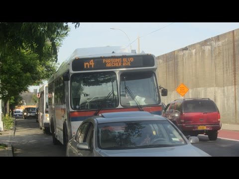NICE Bus: 2003 Orion V CNG #1634 on the n4 at Archer Avenue and 160th Street