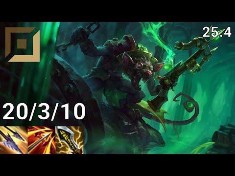 Twitch ADC vs Xayah - EUW Master | Patch 25.4