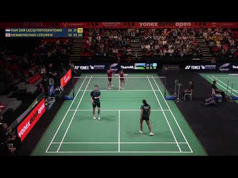 Match point - Van Der Lecq / Tirtosentono vs Hemming / Van Leeuwen - XD, SF - Dutch Open 2023