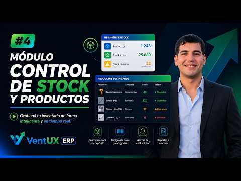 4. Módulo Control de Stock y Productos | VentUX ERP