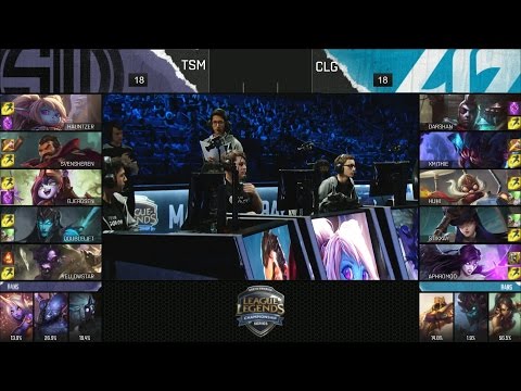 CLG vs TSM Highlights - COUNTER LOGIC GAMING vs TEAM SOLOMID Game 2 NA LCS Playoffs - SPRING Final