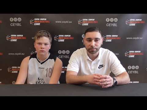 CEYBL U14 - Press conference, 4.2.2023, Tigers České Budějovice - WKK Wroclaw