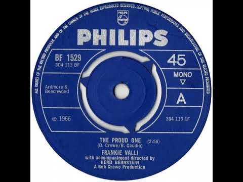 UK New Entry 1967 (5) Frankie Valli - The Proud One