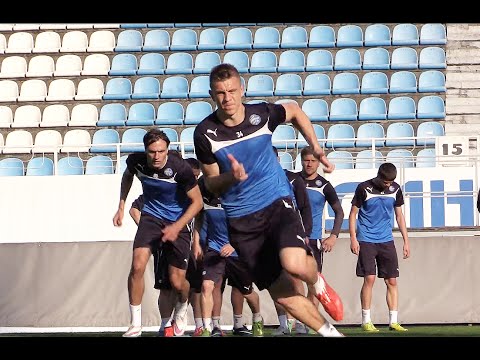 19.05.2015 - Предматчевая тренировка на стадионе "Динамо"