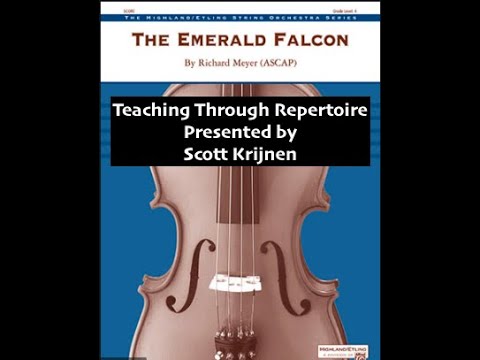 Emerald Falcon by Richard Meyer - Bass Edition - Play Along Track - Teaching Through Repertoire