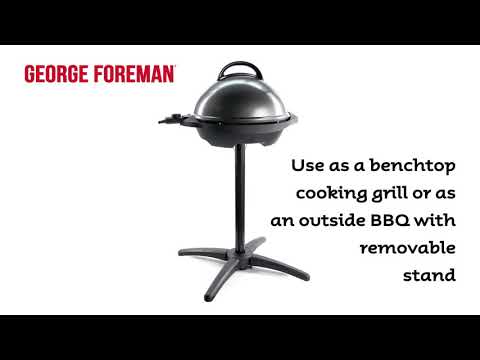 Easy to Clean Indoor & Outdoor Electric BBQ 360° GGR300AU -George Foreman