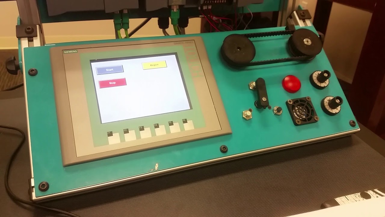PLC practice project with S7-1200 Training Unit