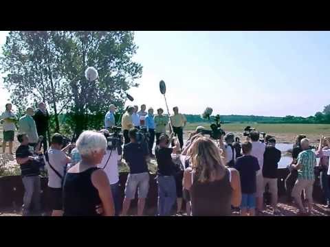 Bundeskanzlerin Dr. Angela Merkel in Fischbeck am 23.07.2013