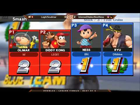 Rise 2018 Doubles Losers Finals - Legit/Soulimar (Red) vs Diablo/Bestness (Blue)