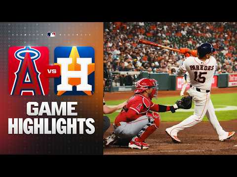 휴스턴 VS LA에인절스 MLB 하이라이트