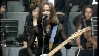 Sheryl Crow and Eric Clapton - &quot;Run Baby Run&quot; - Pavarotti and Friends - 1996 - live