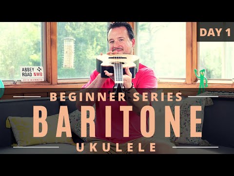 Baritone Ukulele Beginner Series | Day 1 | Tutorial + Chords + Play Along