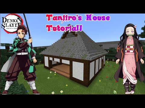 Minecraft Tutorial: How to Build Tanjiro's House! / Demon Slayer! **Anime Builds**