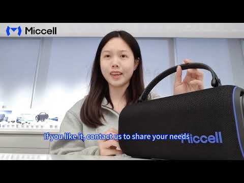 Miccell SP75 40W Portable Speaker | Powerful Sound, RGB Lights & Outdoor Ready