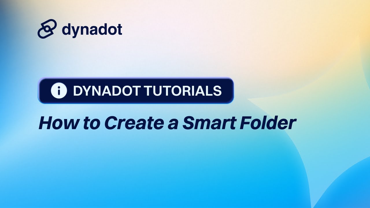 Domain Management Made Simple | How to Use Smart Folders