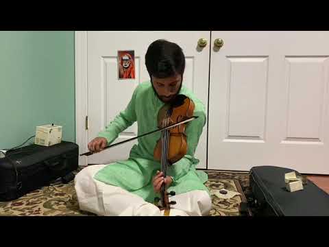 Madhu Vadlamani Violin Solo - Ranjani rAgamAla of Tanjavur Shankara Iyer.