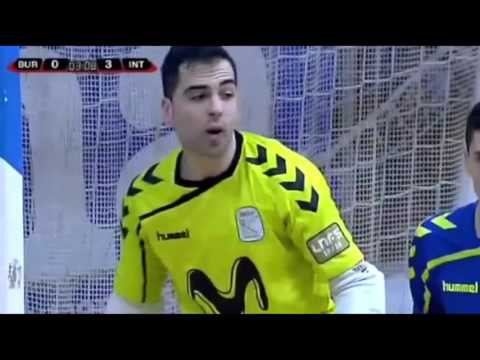 Paradas Jesús Herrero en Burela Pescados Rubén - Movistar Inter. J26, 1ªDiv