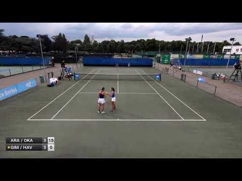 Arakawa Haruna/Okamura Kyoka v Gimbrere Jasmijn/Haverlag Isabelle - W25 Nottingham (incomplete)