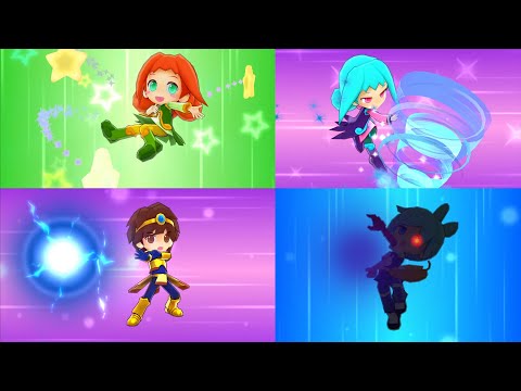 All RPG Mode Spell and Win Animations (HD) - Puyo Puyo Chronicle
