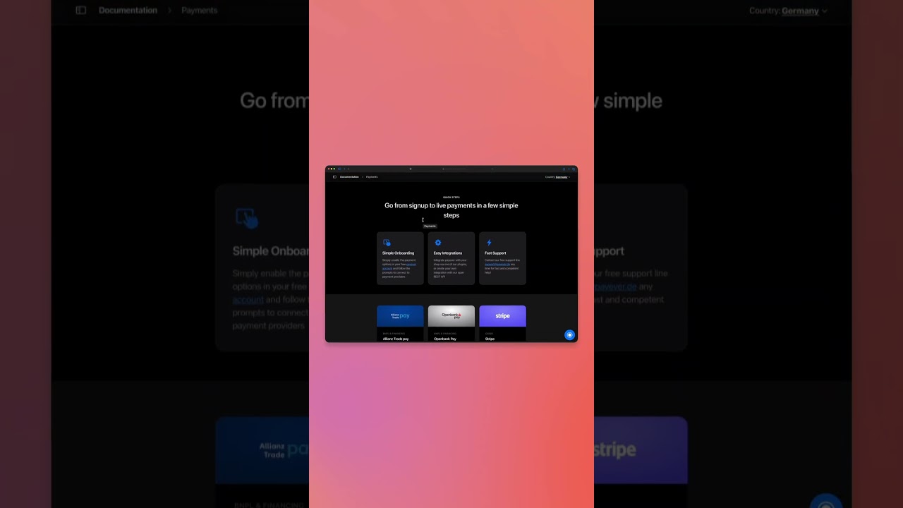 AI-powered API Docs - payever Checkout