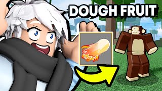 This NPC Uses DOUGH FRUIT! In Blox Fruits (Roblox TROLLING)