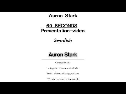 Presentation video 60 seconds