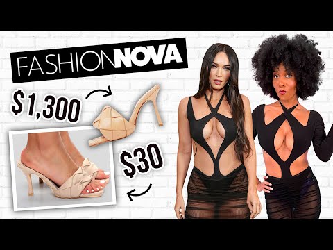 Trying Celebrity Clothing Dupes from Fashion Nova!...