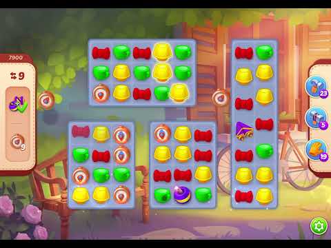 HomeScapes Level 7900 no boosters (18 moves)