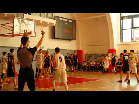 [U15] Polonia Warszawa - Jagiellonka Warszawa Mecz koszykówki 14 02 2015