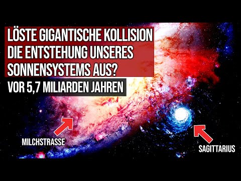 Did a gigantic collision trigger the formation of our solar system? 5.7 billion years ago
