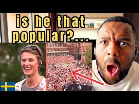 Brit FIRST TIME REACTION | Victor Leksell's reaksjon når hele Oslo synger Svag