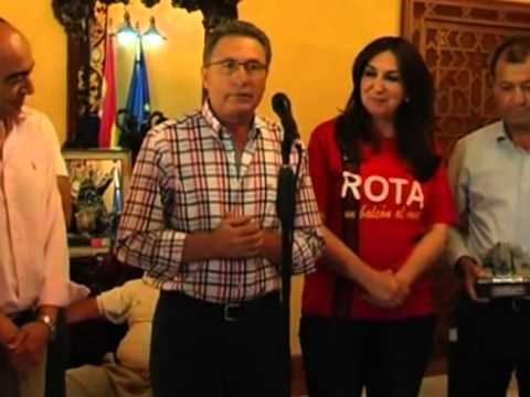 Recepción a la UD Roteña por su ascenso a 3ª División en Alcaldía de Rota