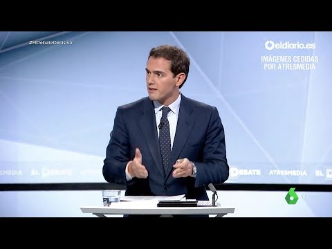 Minuto inicial de Albert Rivera